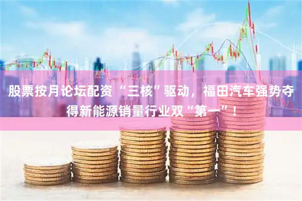 股票按月论坛配资 “三核”驱动，福田汽车强势夺得新能源销量行业双“第一”！